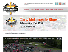 Tablet Screenshot of finishtherace.org